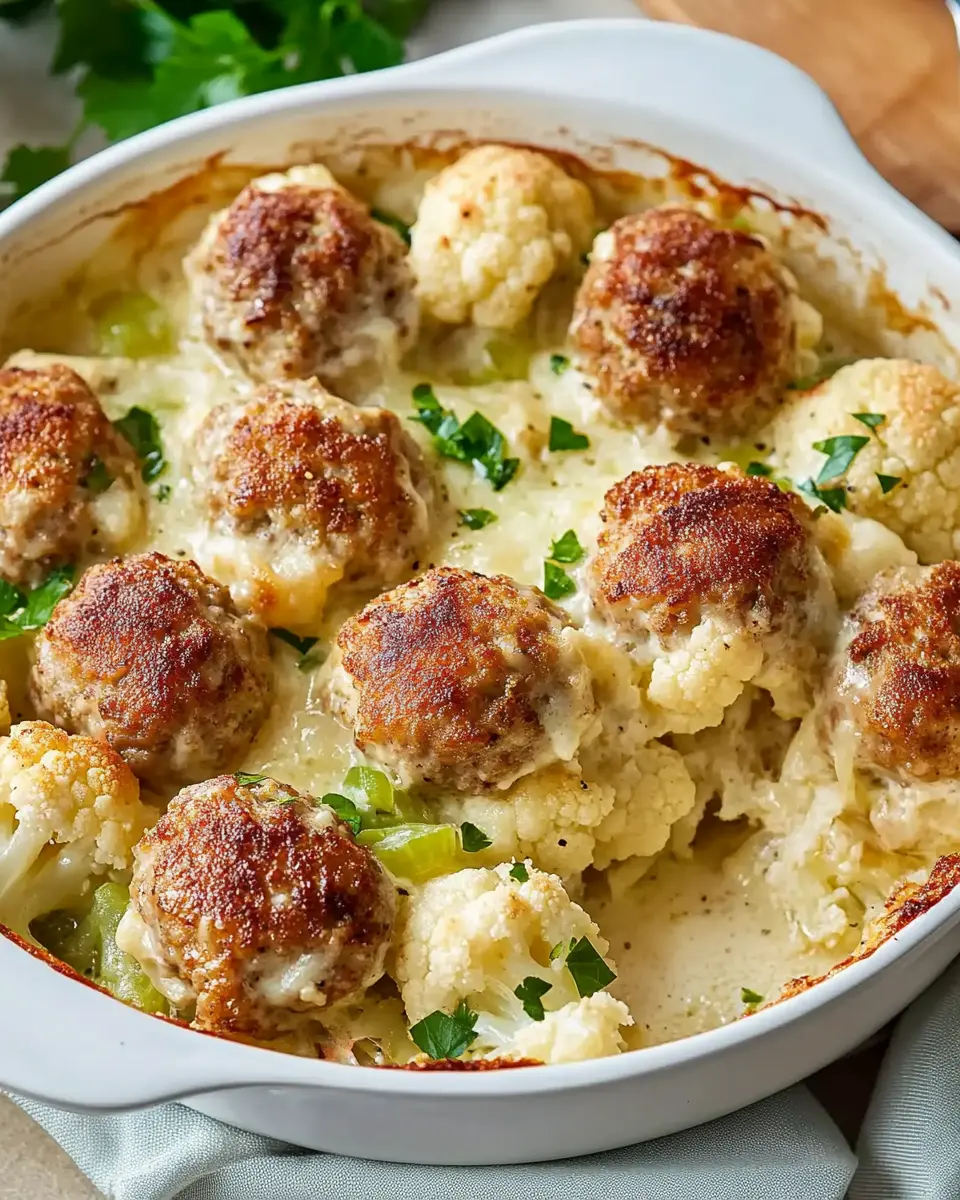 Blumenkohl-Hackbällchen-Auflauf: Irresistibly Comforting Delight