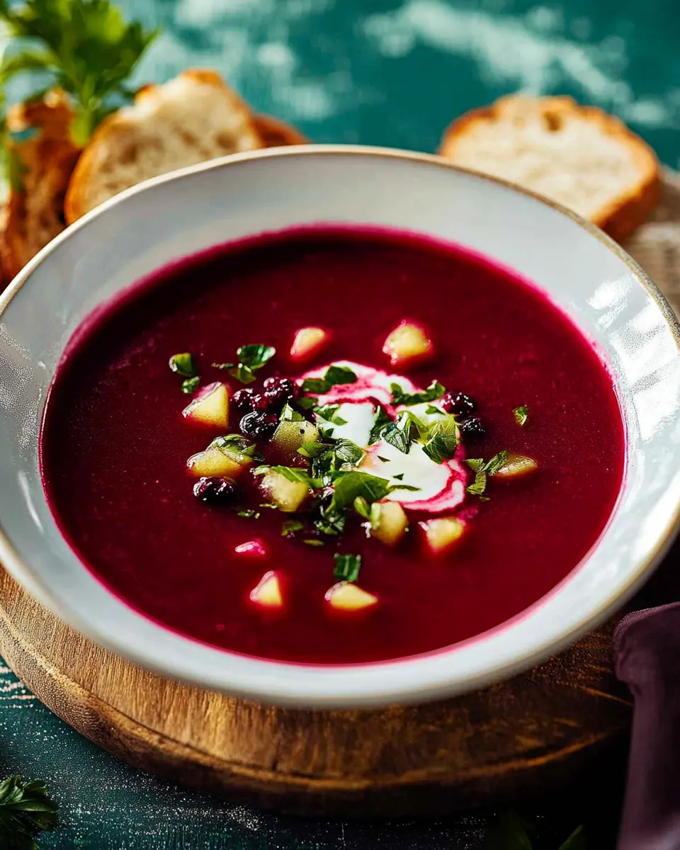 Rote Bete Aroniabeeren Suppe: Indulge in Comforting Goodness