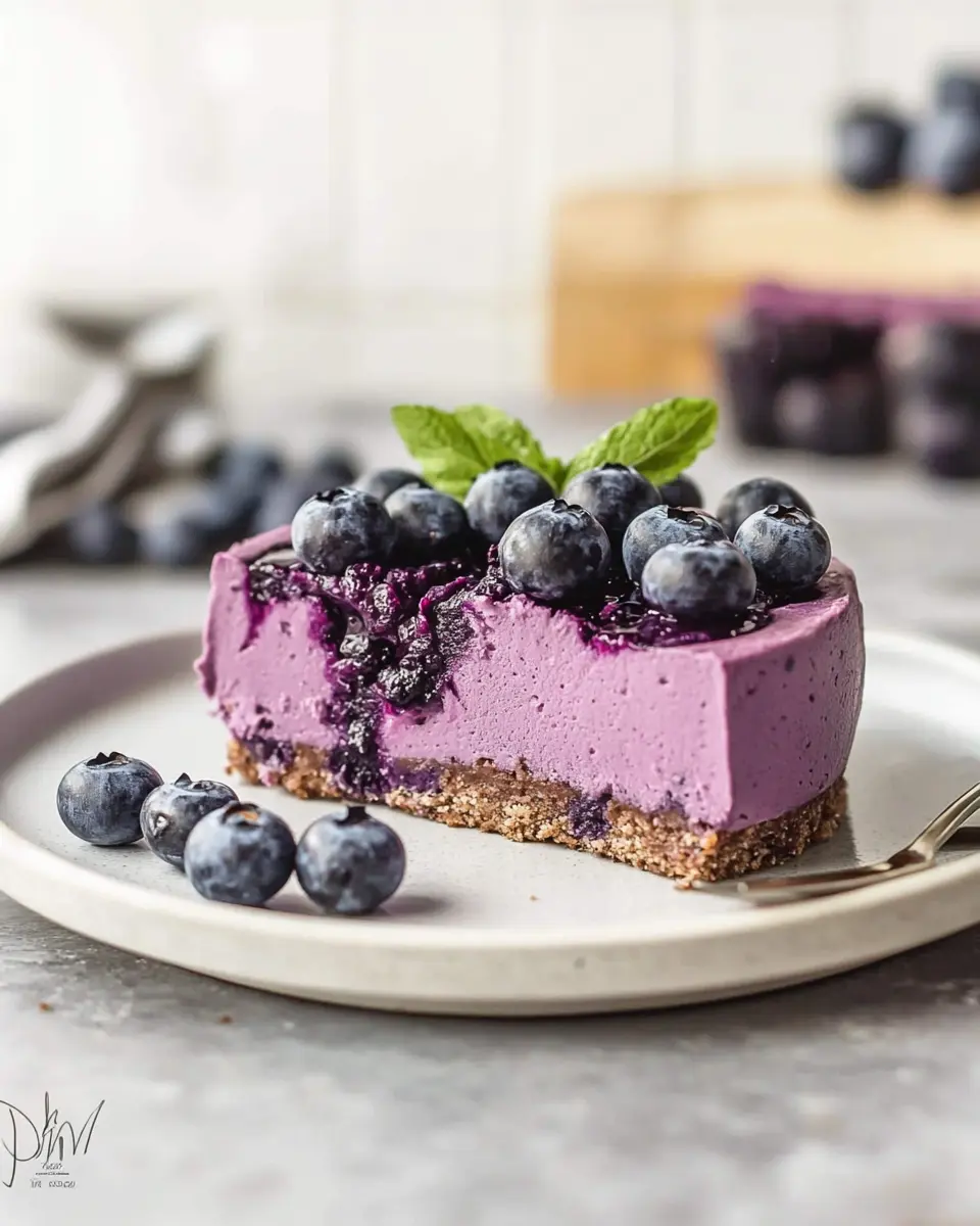 Gesunder Blaubeerkuchen ohne Backen: Guilt-Free Delight!
