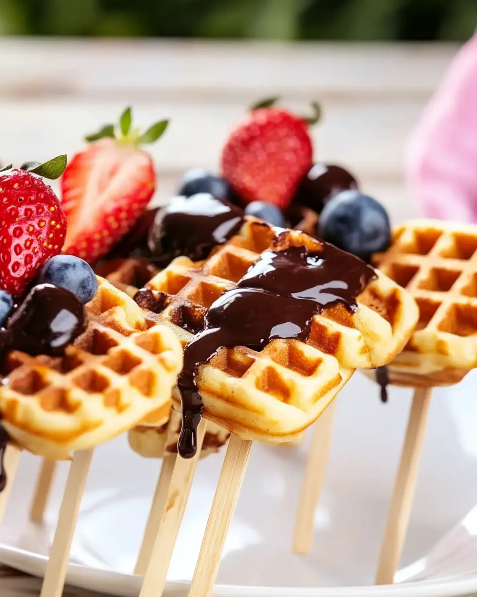 Milkana-Waffeln am Stiel: Irresistibly Creamy & Fun Treats