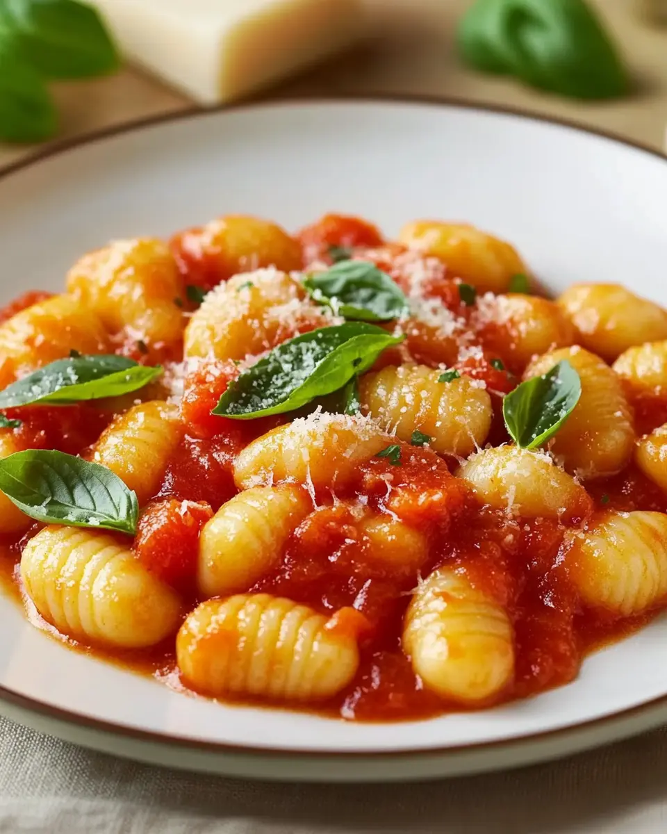 Gnocchi mit frischer Tomatensauce First Image First Image