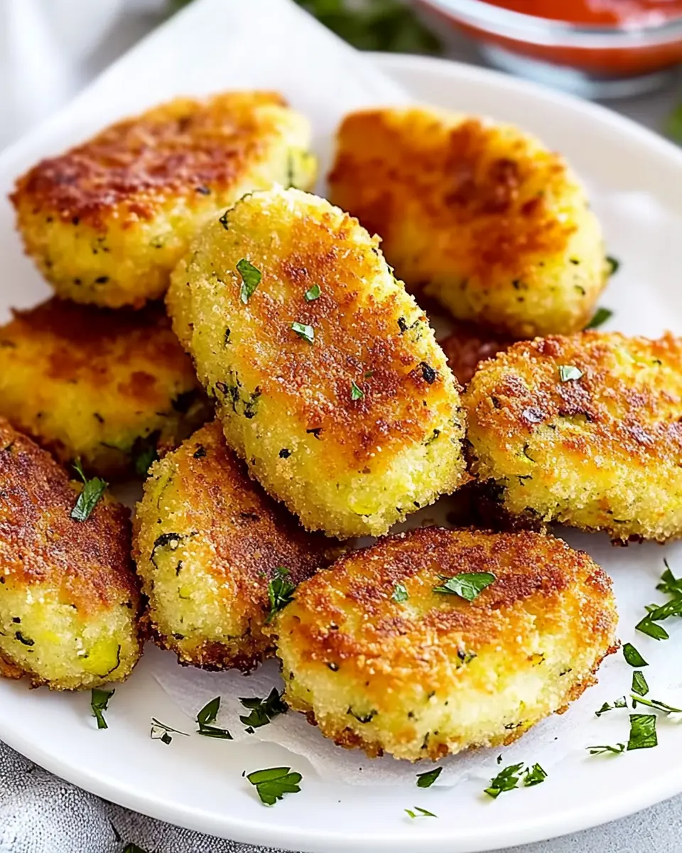 Zucchini-Kroketten aus dem Ofen: Irresistibly Crispy Treats