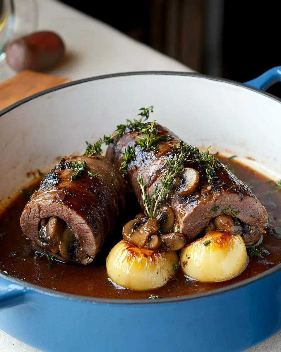 Rinderrouladen mit Pilzfüllung: Irresistibly Juicy Delight!