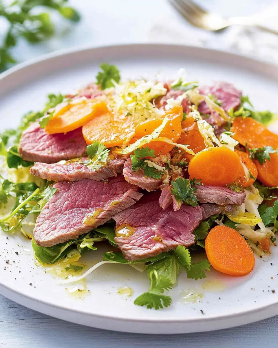 Chicoréesalat mit Roastbeef: The Best Fresh Flavor Combo