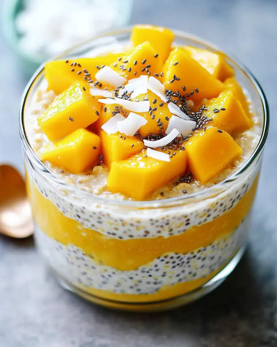 Overnight Oats mit Mango: The Best Creamy Breakfast Delight