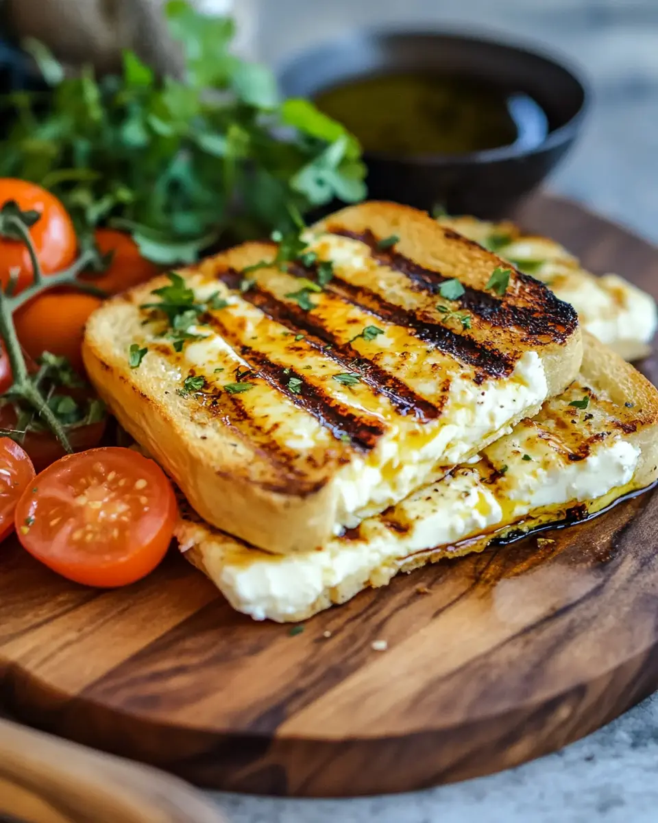 Feta-Brot vom Kontaktgrill: Irresistibly Cheesy Delight!
