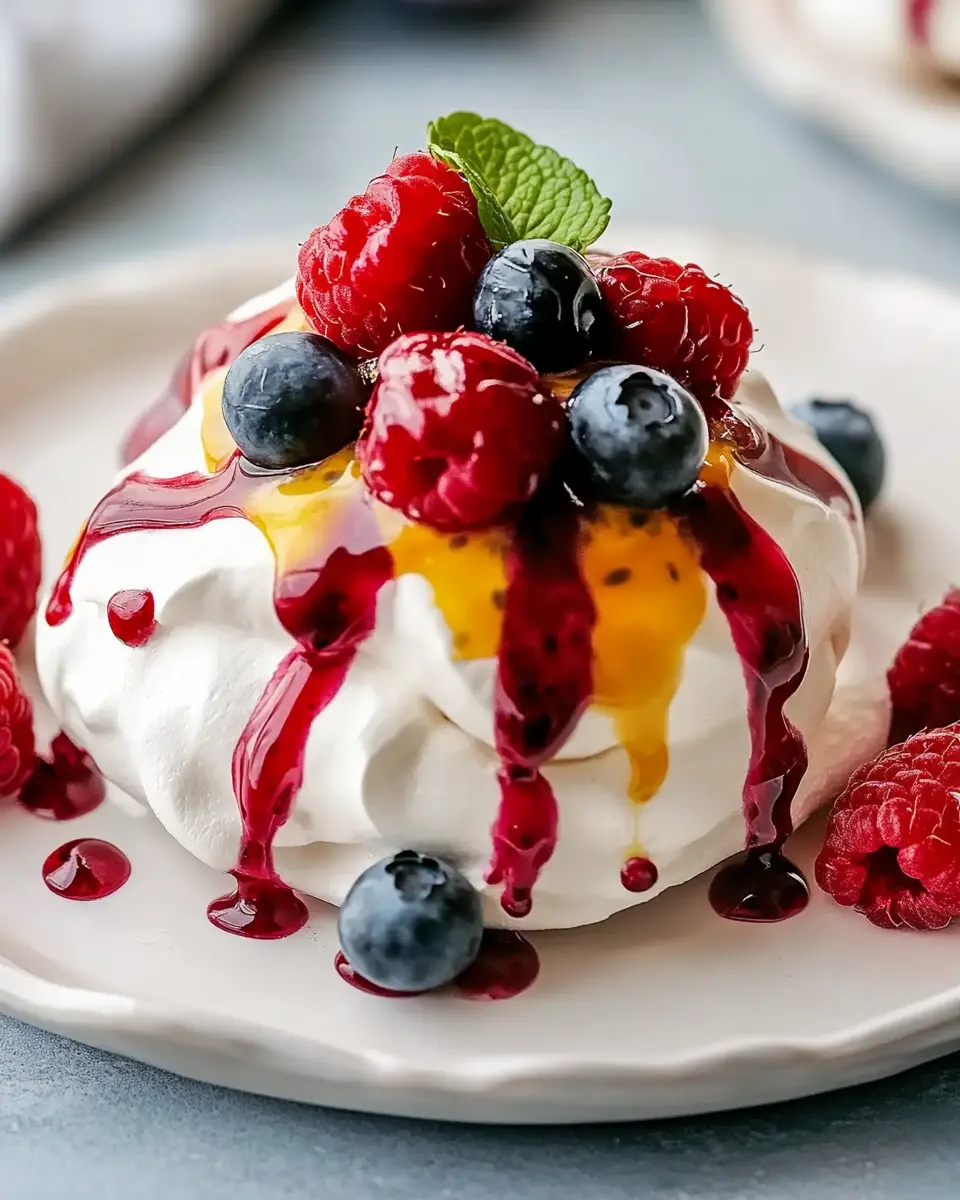 Mini-Pavlova aus dem Airfryer First Image First Image