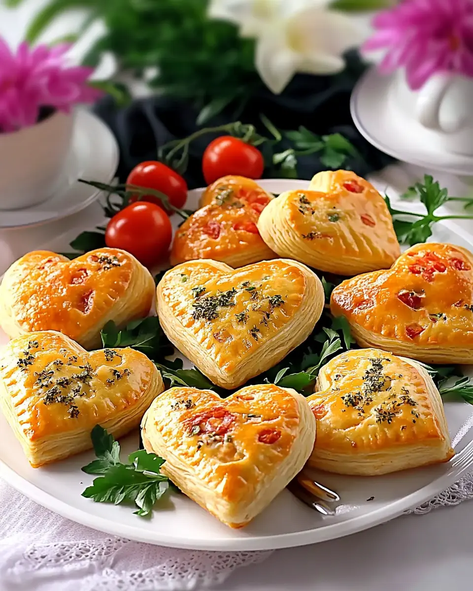 Pikante Blätterteigherzen: Irresistibly Spicy Puff Pastry Treats