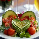 Avocadosalat zum Valentinstag First Image First Image