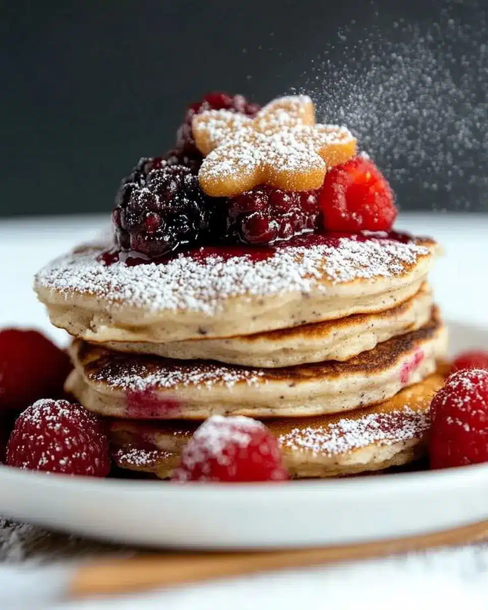 Gesunde Pancakes mit Hüttenkäse und roter Grütze: Gesund und Lecker!