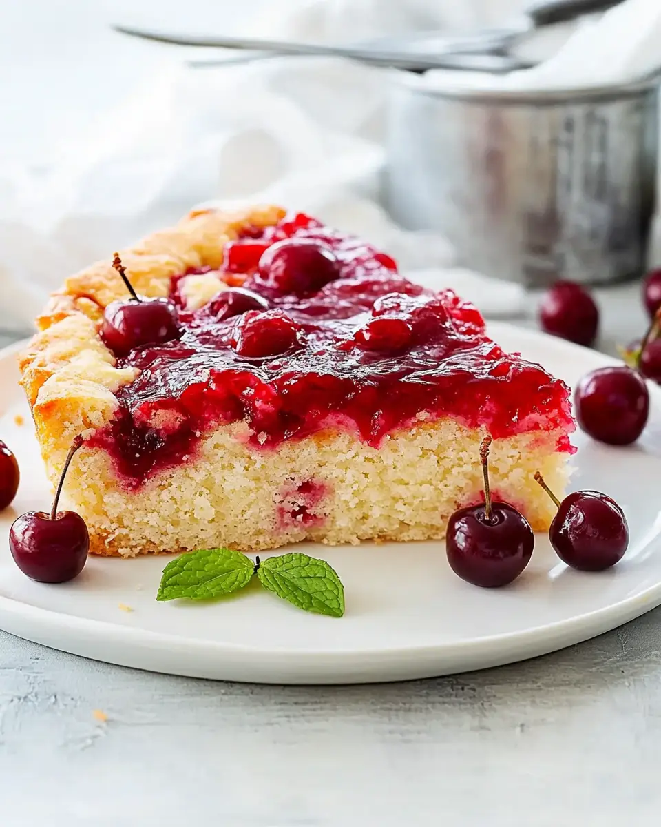 Viertelstündchen-Blitz-Butterkuchen: Irresistibly Cherry Delight