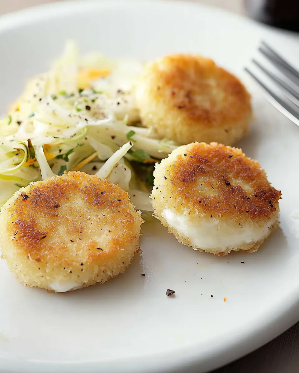 Panierte Ziegenkäsetaler mit Fenchelsalat: A Joyous Crunch!