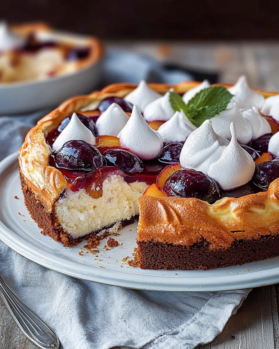 Pflaumenkuchen mit Baiser: The Irresistibly Sweet Delight