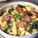 Mac and Cheese mit Grünkohl und Salsiccia First Image First Image