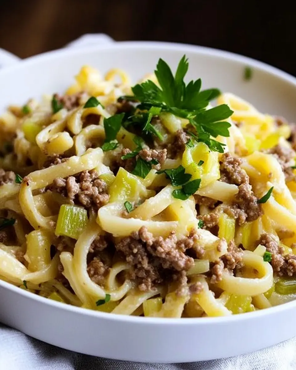 Hackfleisch Lauch Pfanne: The Best One-Pan Pasta Delight