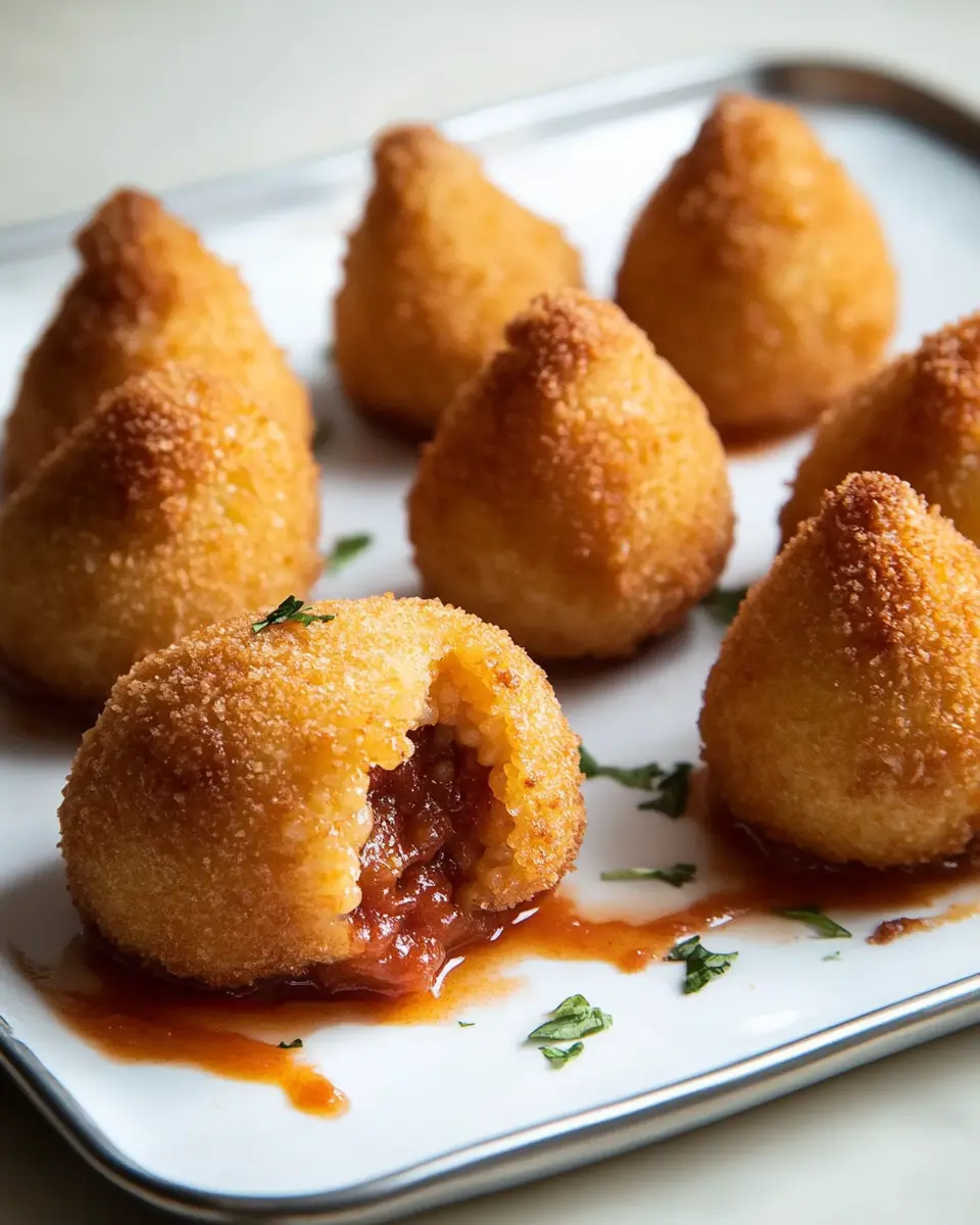Sizilianische Arancini: Indulge in Crispy, Creamy Bliss