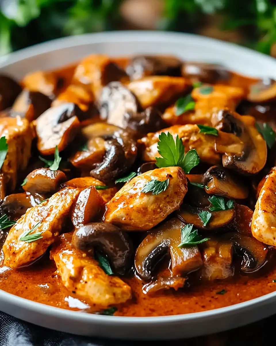 Feuriges Paprika-Geschnetzeltes mit Champignons: Irresistibly Zesty!