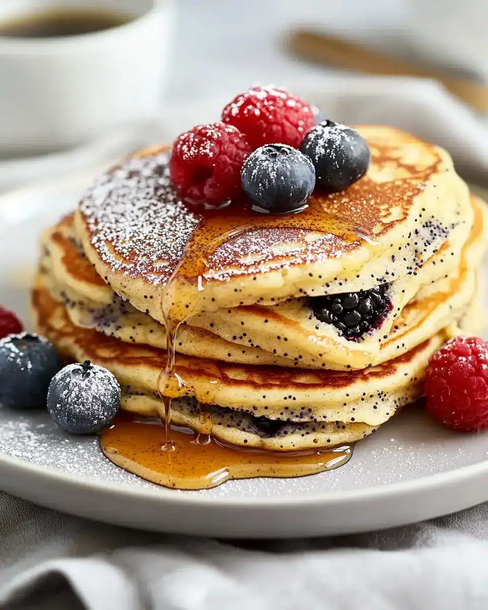 Frühstücksglück fürs Wochenende: Saftige Mohnpfannkuchen Bliss