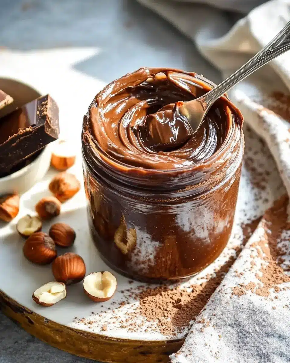 Schokoaufstrich selber machen: Indulgent Nutella Style Bliss