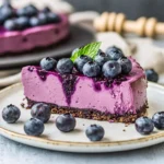 Gesunder Blaubeerkuchen ohne Backen First Image First Image