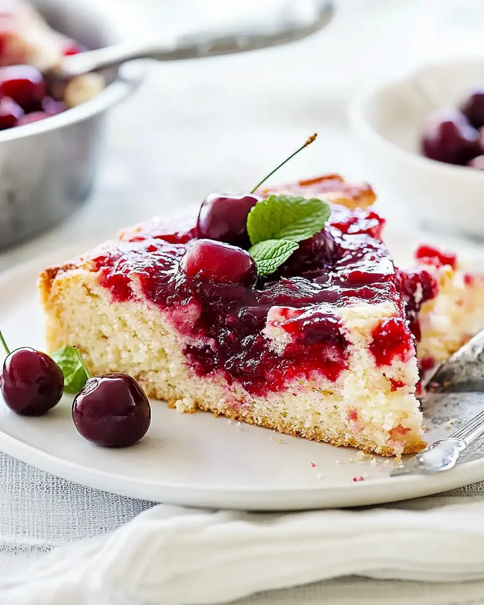 Viertelstündchen-Blitz-Butterkuchen: Irresistibly Cherry Delight