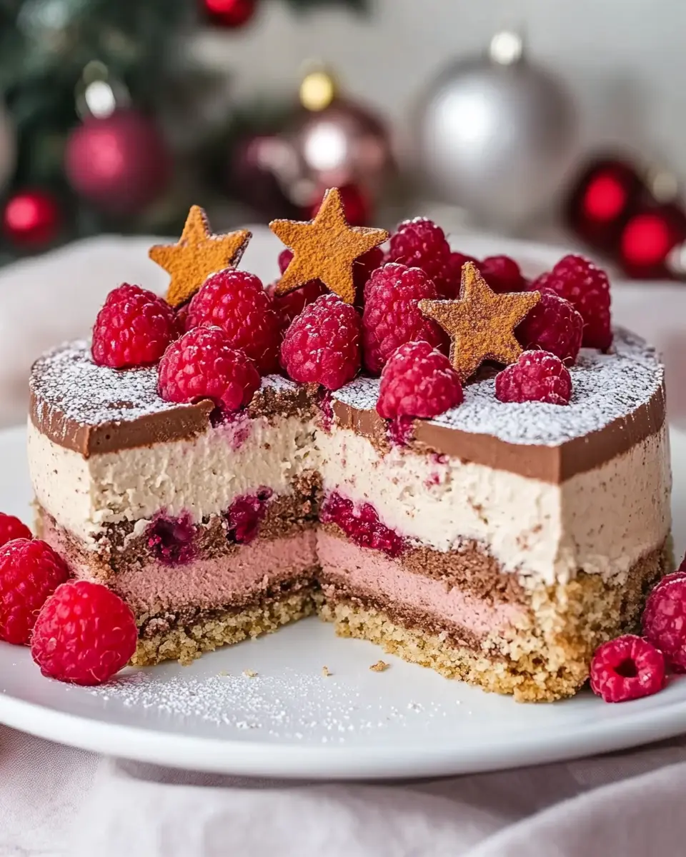Zimtstern-Schokomousse-Torte für Weihnachten: Indulgent Bliss