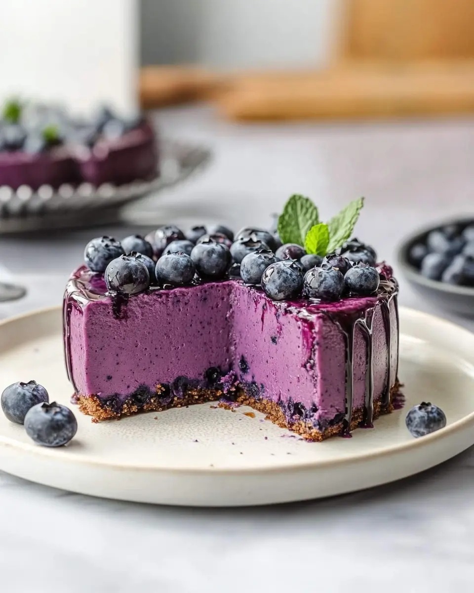 Gesunder Blaubeerkuchen ohne Backen: Guilt-Free Delight!