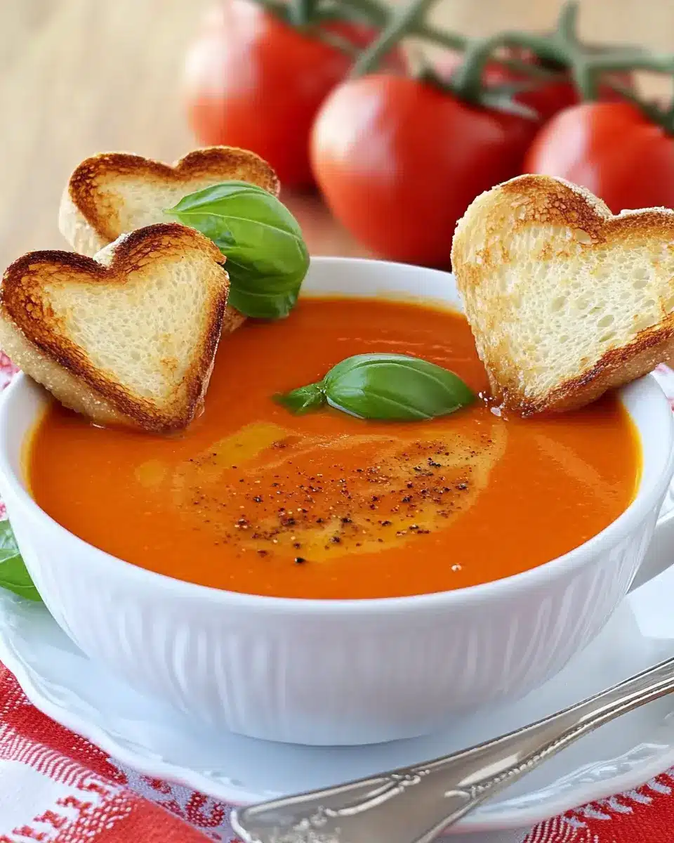 Tomatensuppe mit Käsetoast-Herzen: The Best Cozy Comfort Food