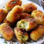 Zucchini-Kroketten aus dem Ofen First Image First Image