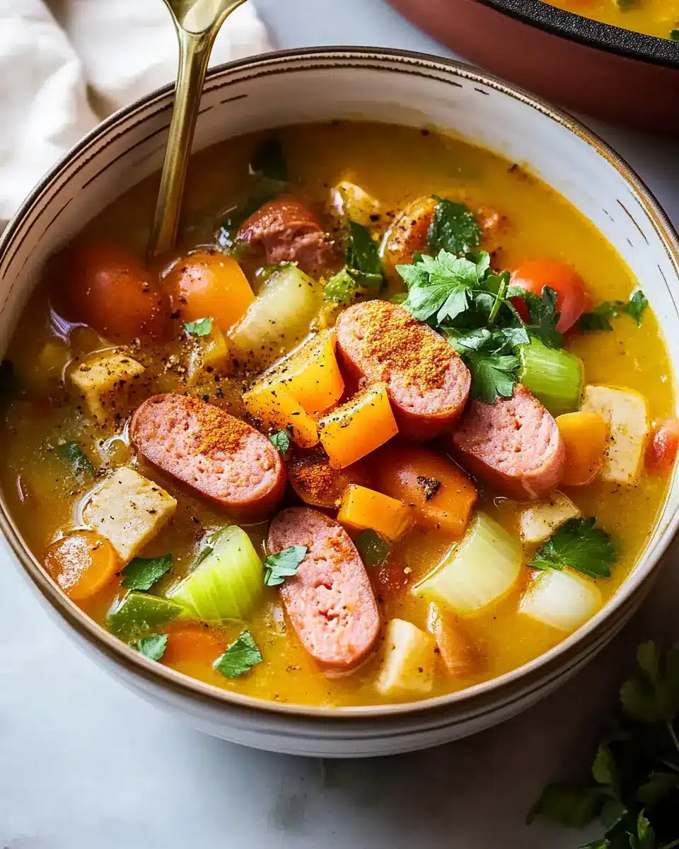 Dänische Hotdog-Suppe: Indulge in Comforting Flavor Bliss