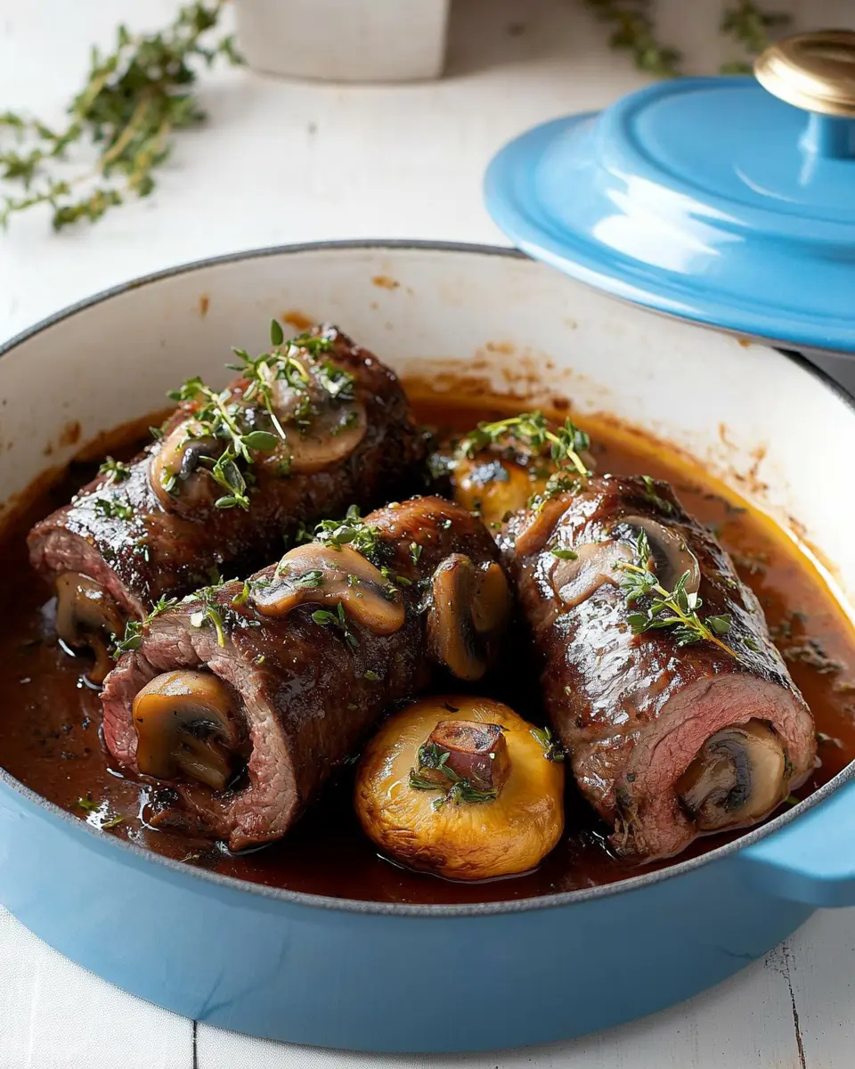 Rinderrouladen mit Pilzfüllung: Irresistibly Juicy Delight!