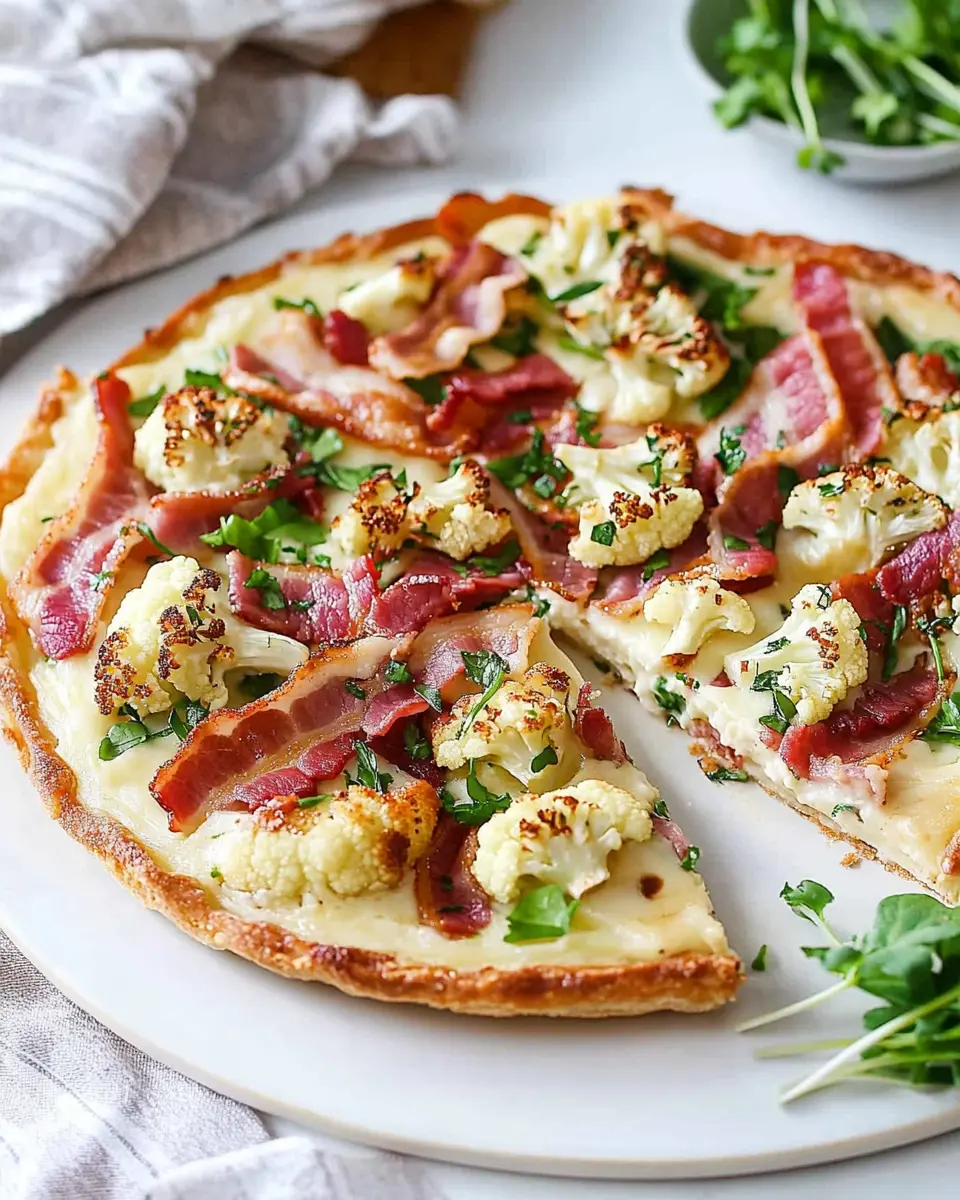 Blumenkohl Flammkuchen: Irresistibly Low Carb Delight!