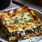 Lasagne mit Linsen und Pilzen First Image First Image