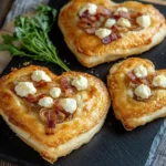 Flammkuchen-Herzen aus der Heißluftfritteuse First Image First Image