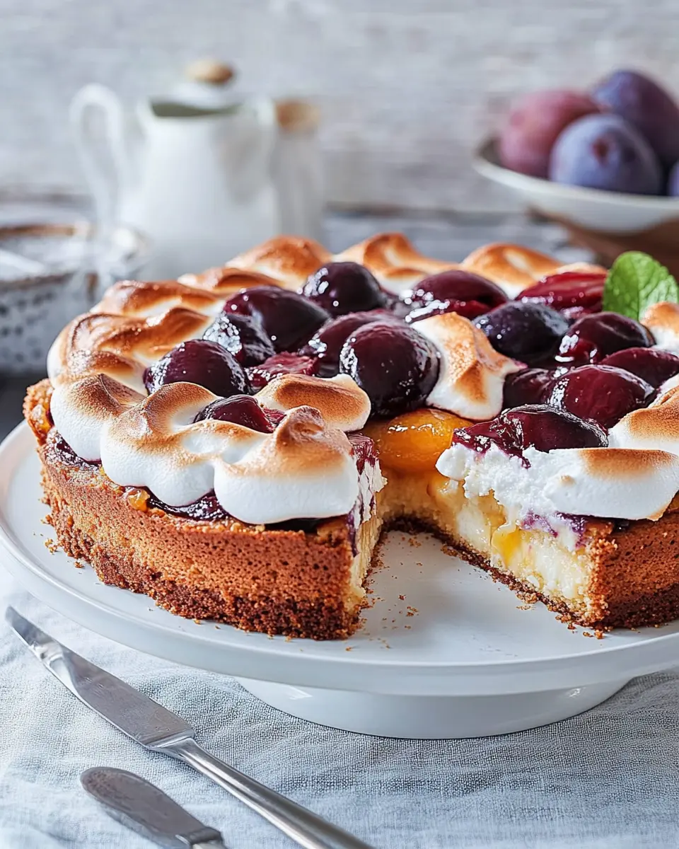 Pflaumenkuchen mit Baiser: The Irresistibly Sweet Delight