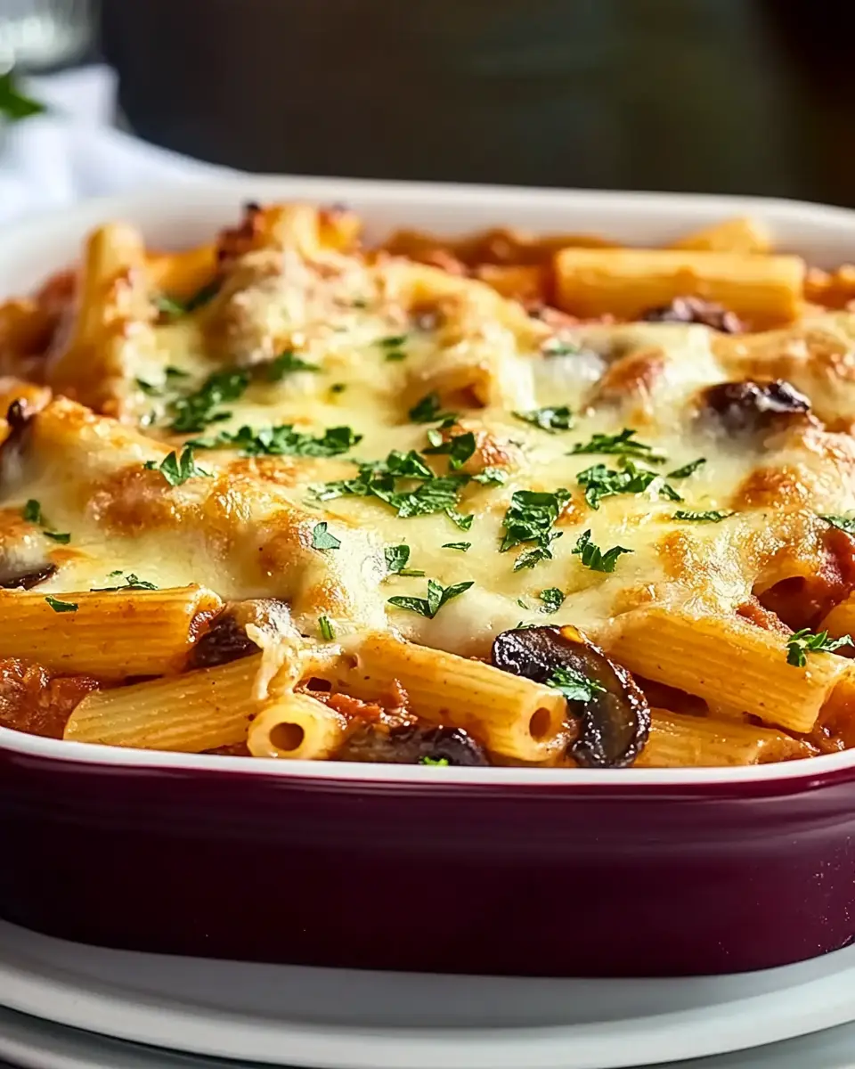 Penne al forno mit Pilzen: Indulgent Comfort in Every Bite