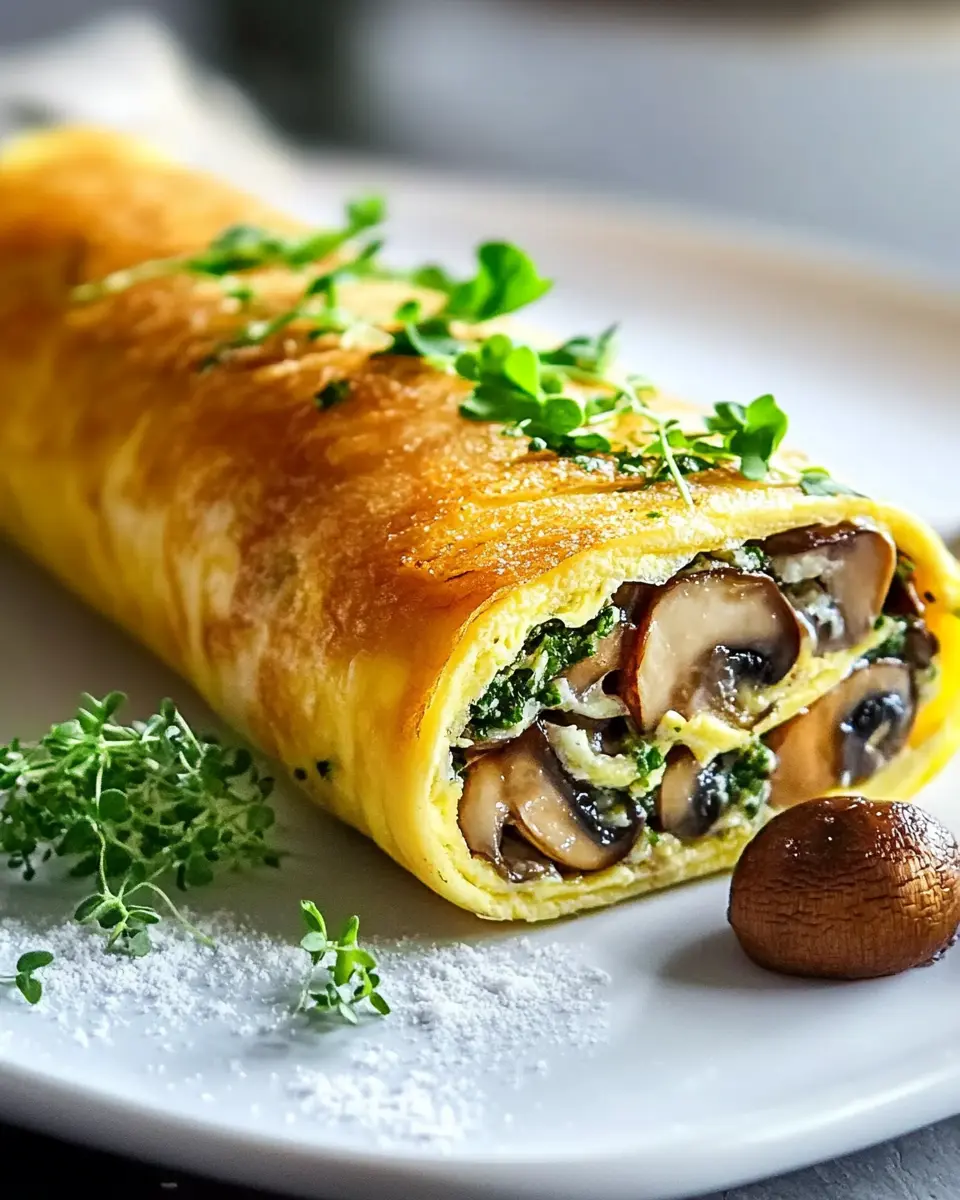Steinpilz Omelett Rolle: The Best Comfort Food Delight