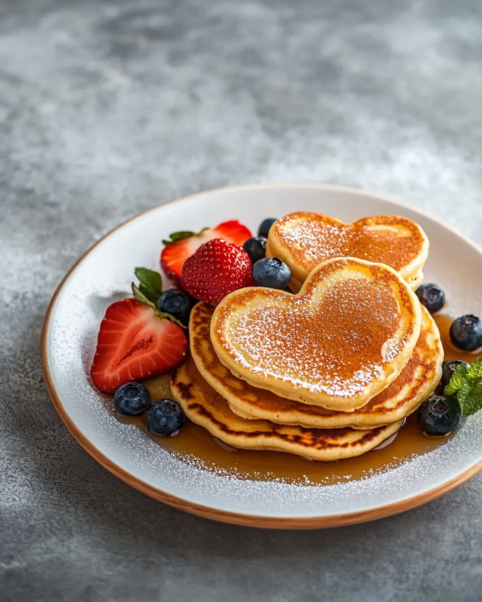 Herz Pancakes: Irresistibly Fluffy with a Sweet Surprise