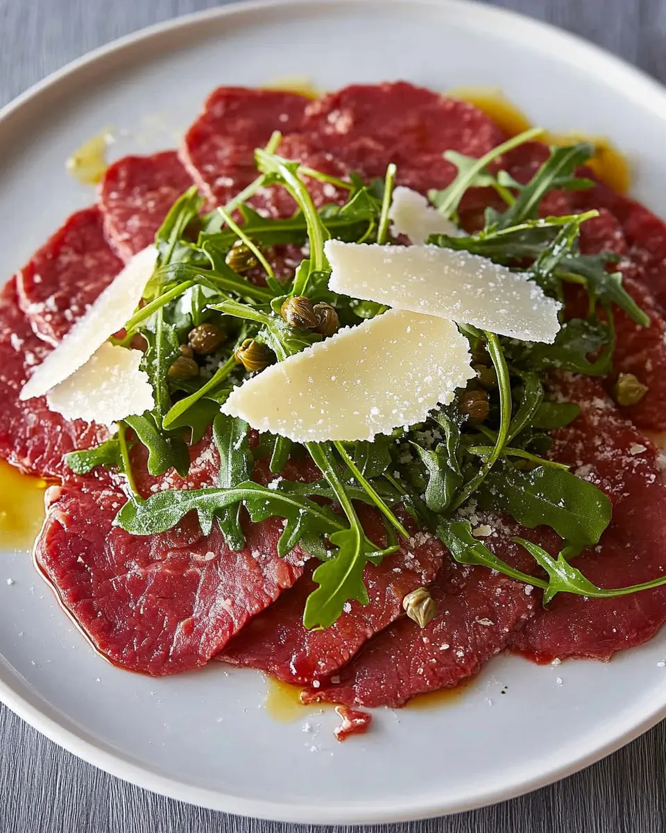 Rinder-Carpaccio: Irresistibly Tender Bistro-Style Delight