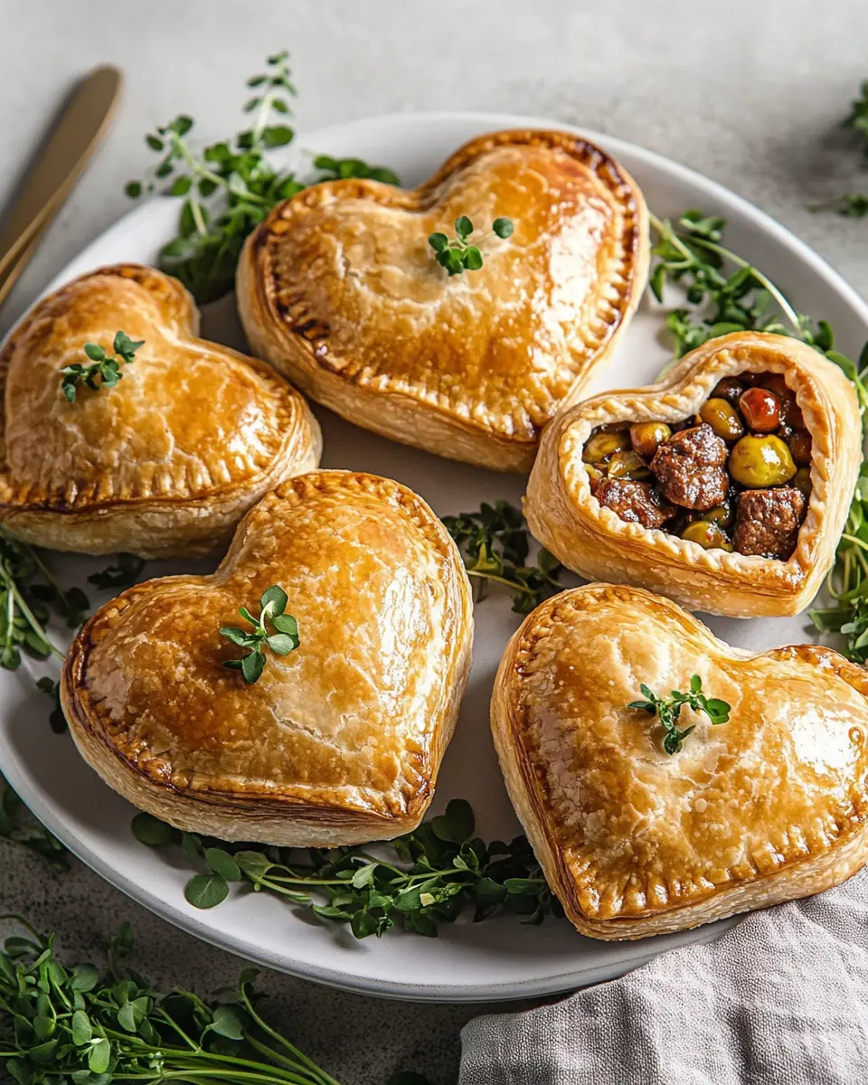 Pie-Herzen mit Rindfleischfüllung: Indulge in Homemade Comfort