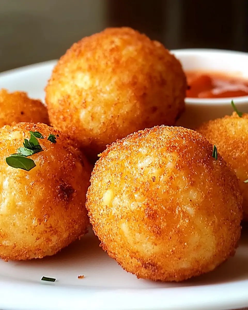Arancini Mozzarella & Schinken: Irresistibly Cheesy Bites