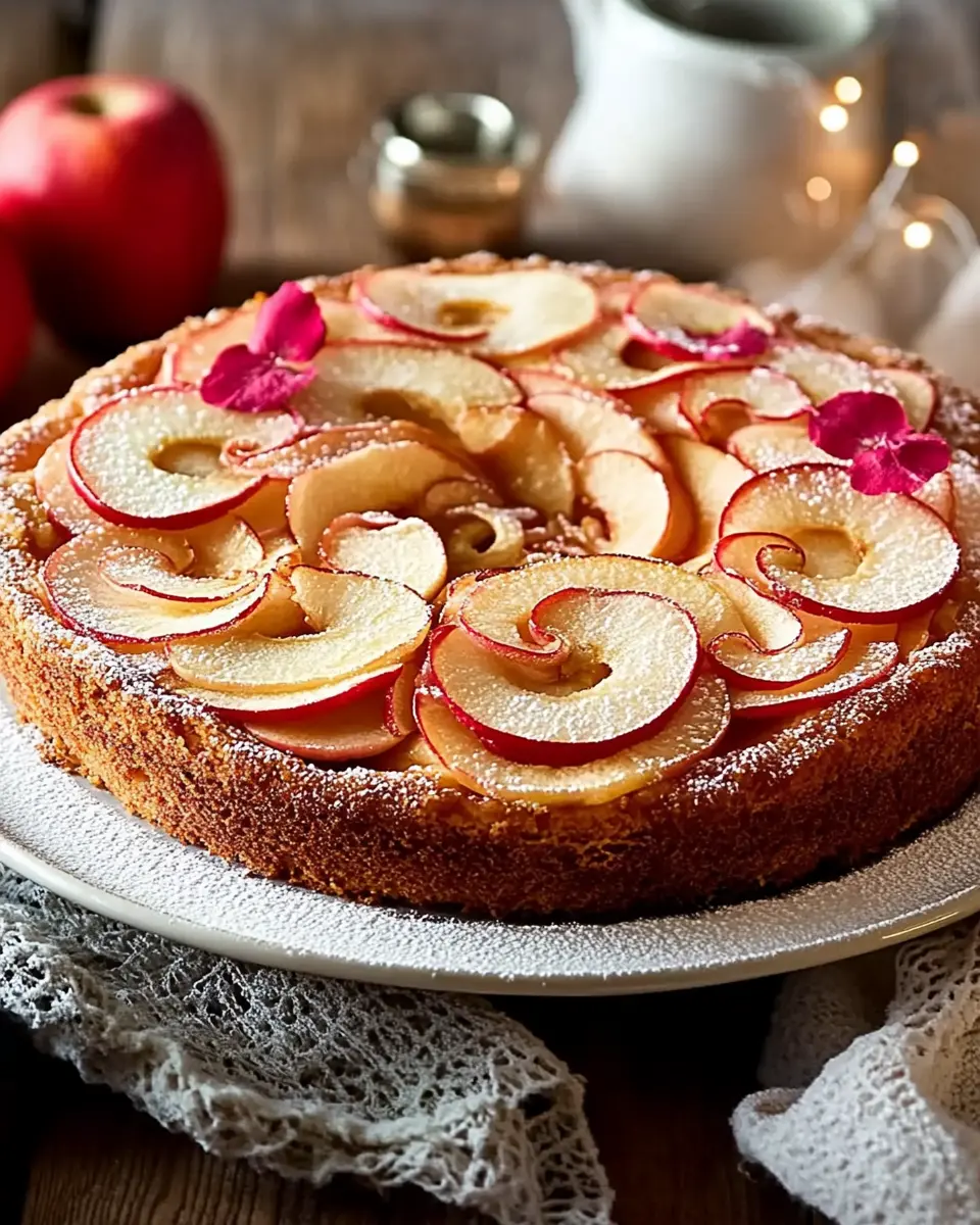 Luftiger Bratapfel-Rosenkuchen: Irresistibly Fluffy Delight