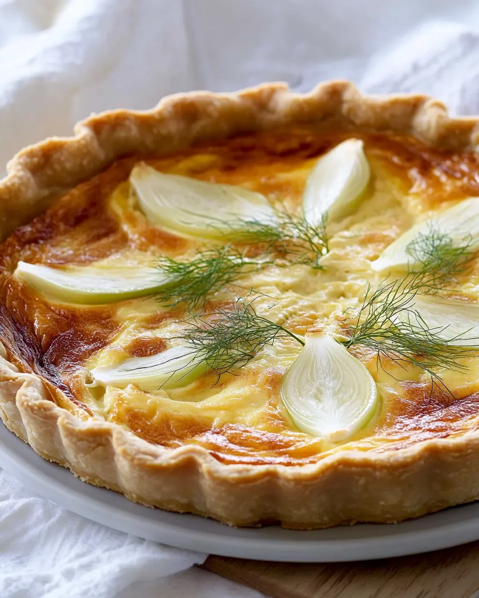 Fenchel Taleggio Quiche: Irresistibly Creamy & Deliciously Easy