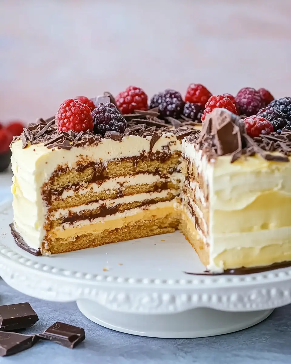 Malakofftorte: Indulgent Layers of Pure Chocolate Bliss