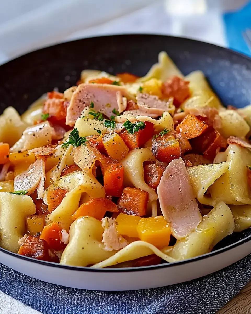 Schupfnudel-Pfanne mit Leberkäse: Irresistibly Comforting Delight