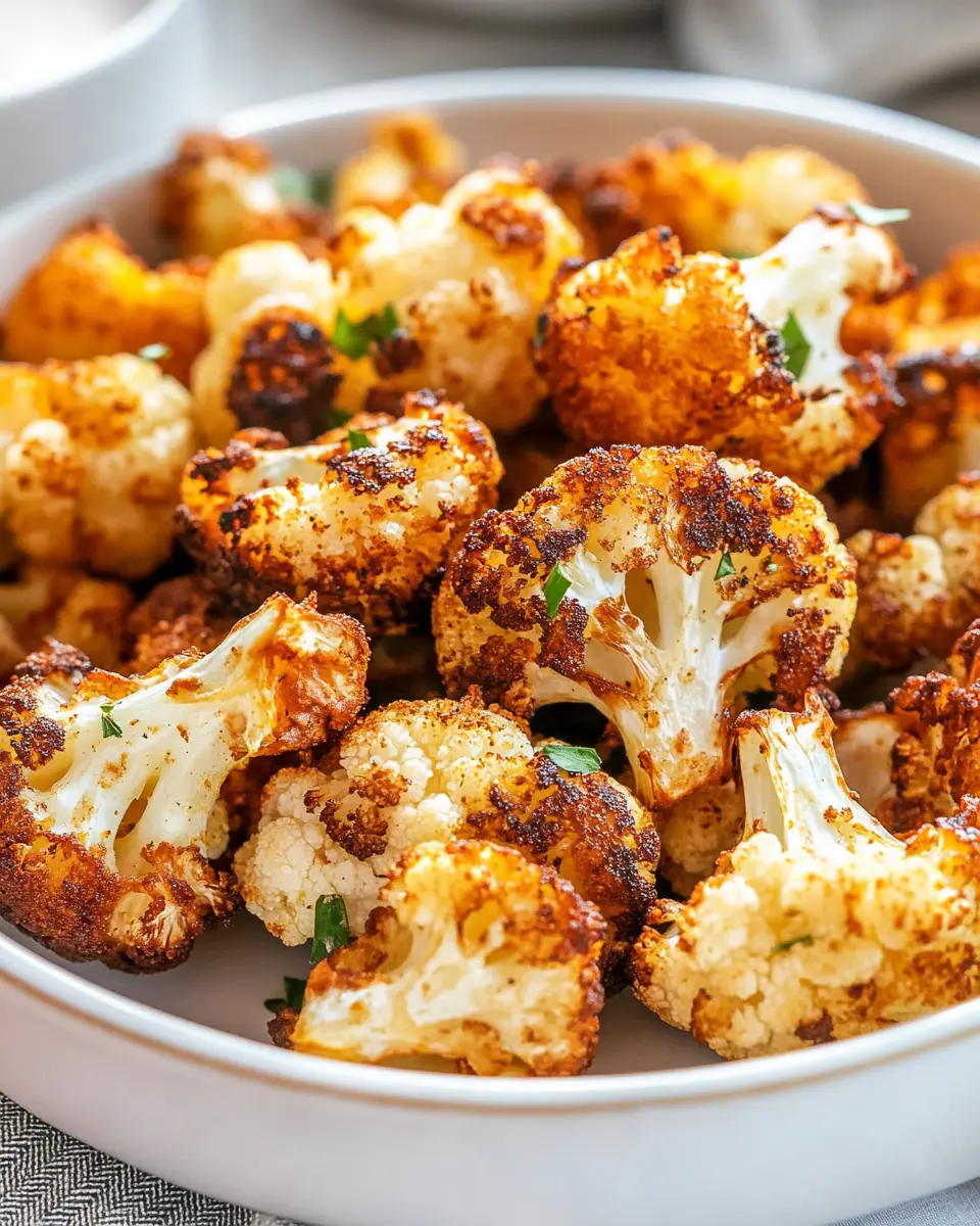 Blumenkohl aus der Heißluftfritteuse: Irresistibly Crispy Delight