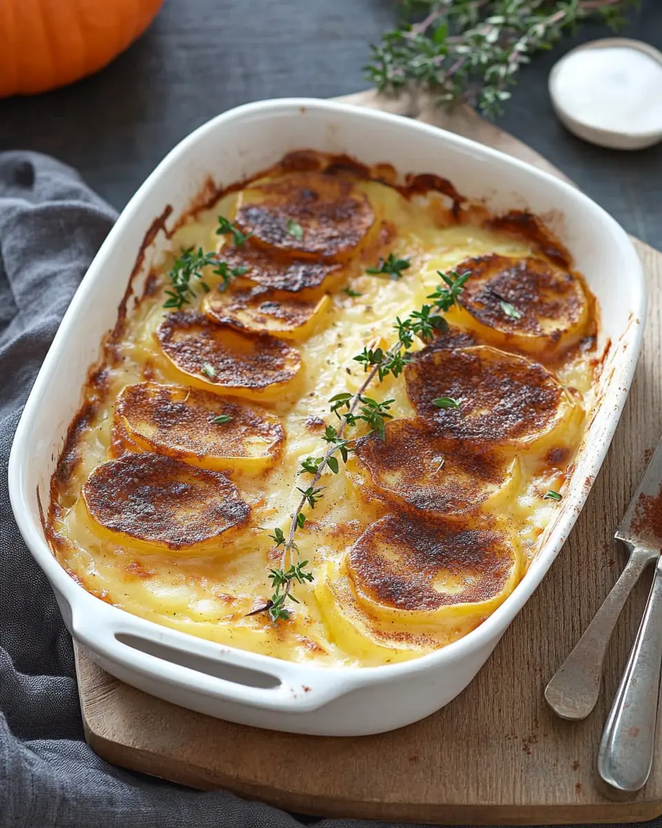 Kartoffel-Kürbis-Gratin: Irresistibly Creamy Fall Comfort Food