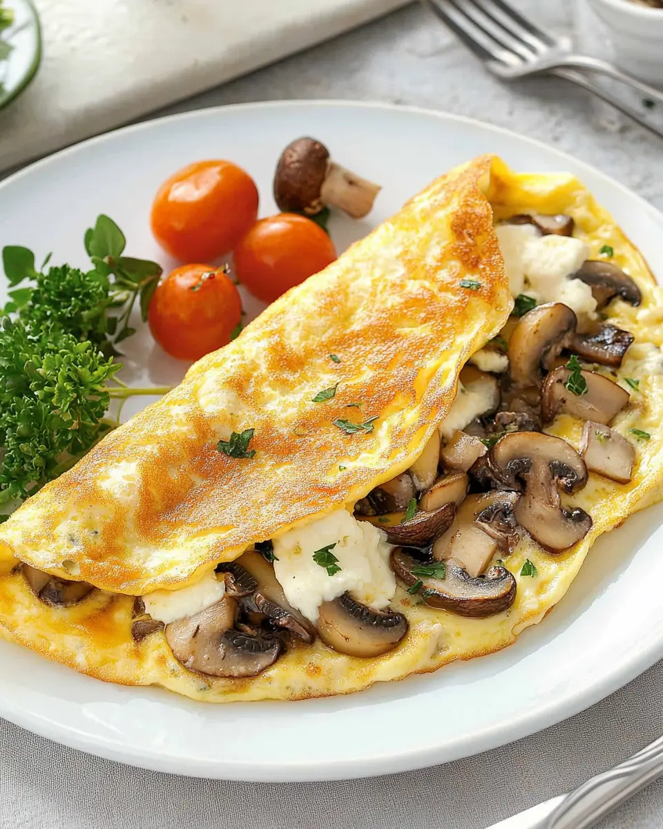 Camembert Pilz Omelette: Indulgent Comfort in Every Bite