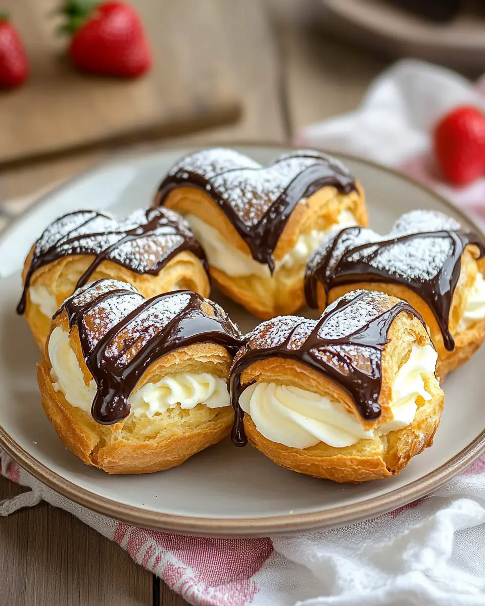 Brandteigherzen Bliss: Irresistibly Sweet and Crunchy Treats