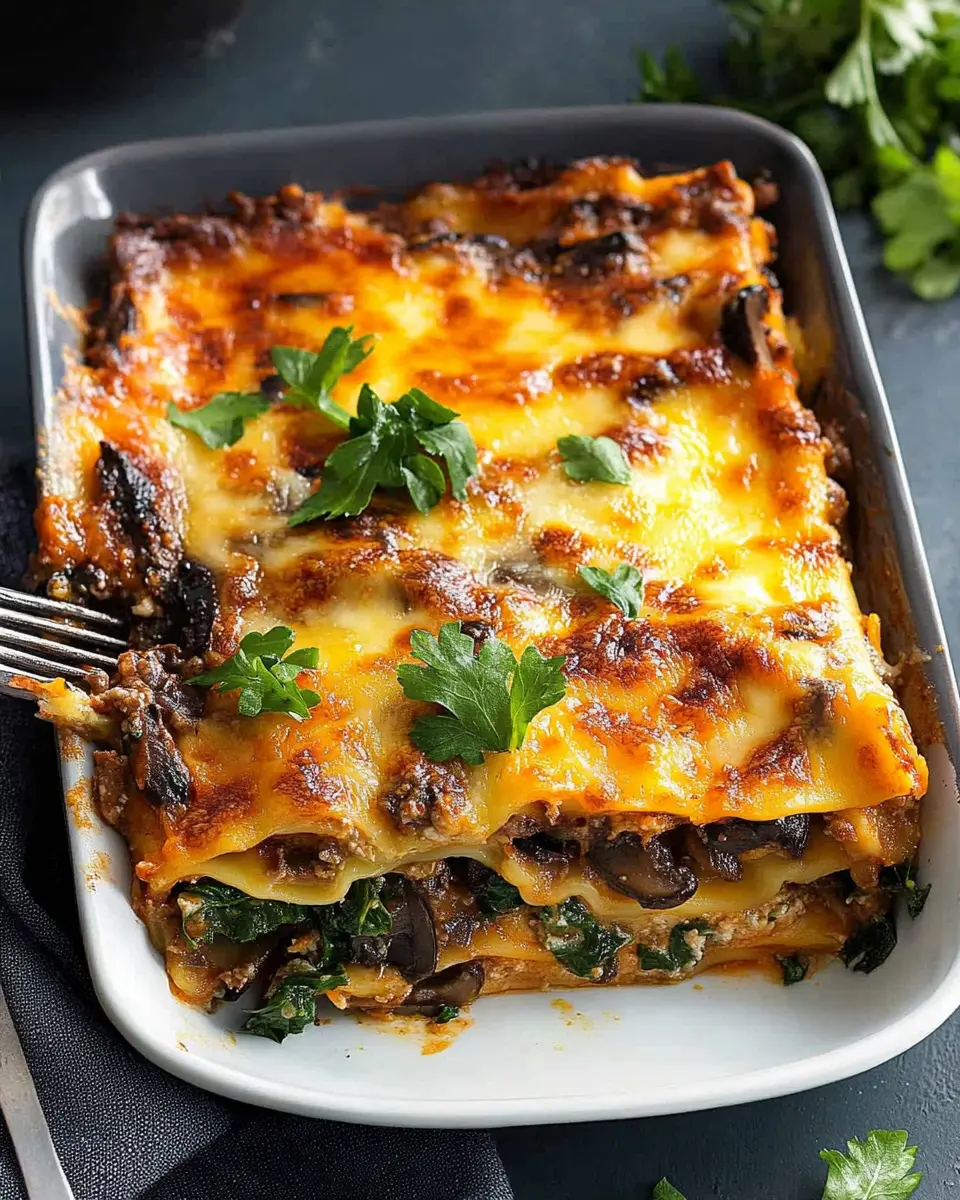 Low-Carb-Pilz-Lasagne First Image First Image